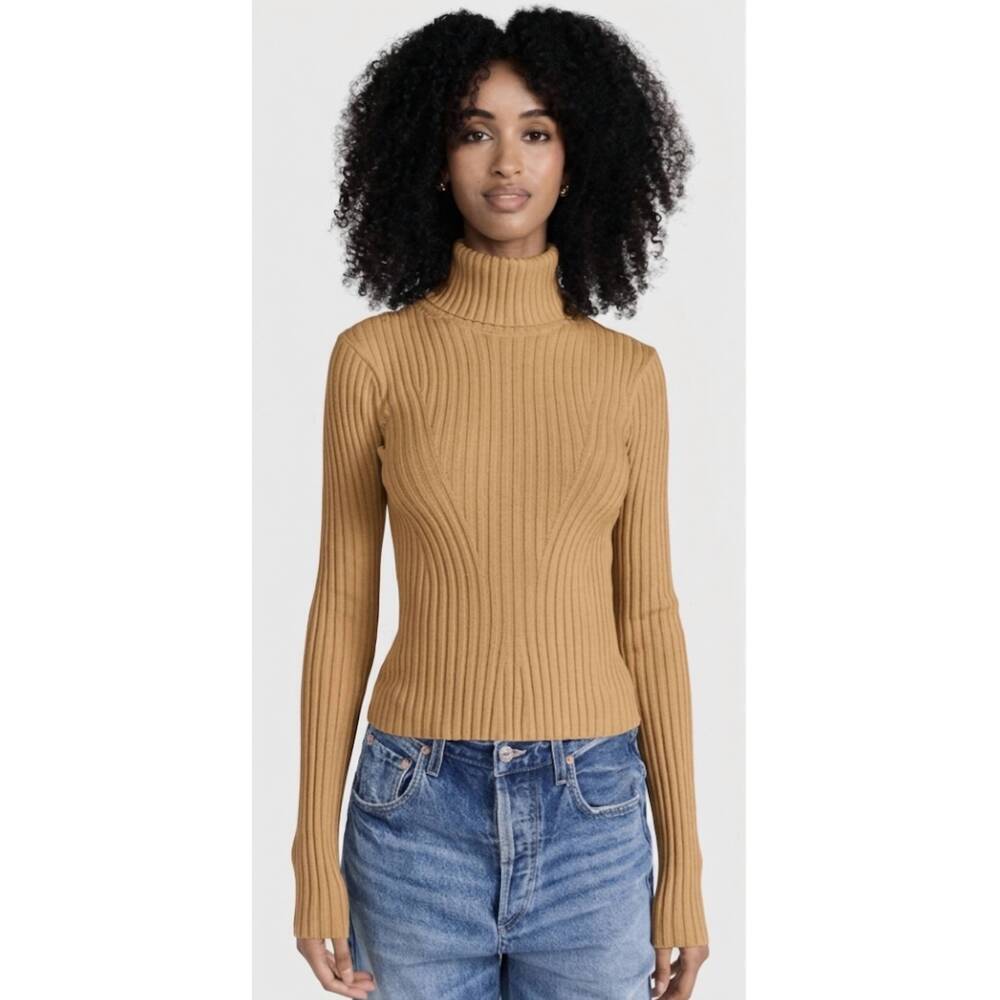 NEW STAUD jace top in camel